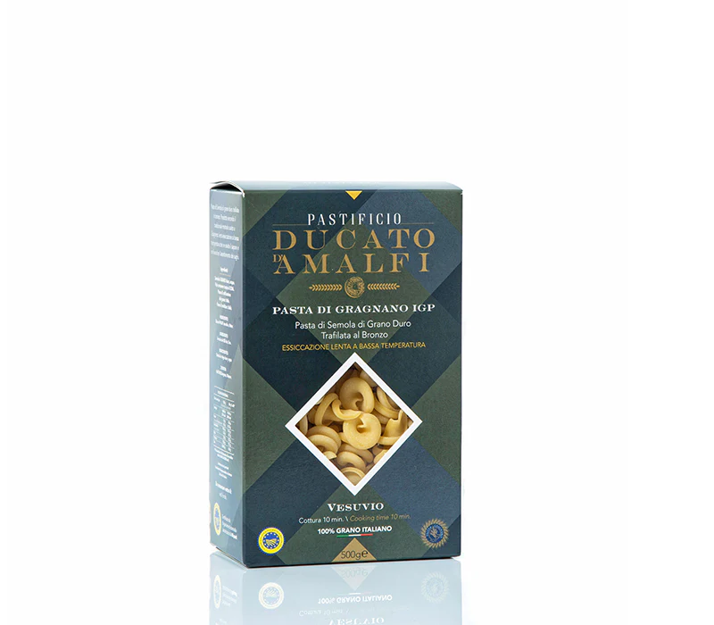 Pastificio Ducato d’Amalfi – Vesuvio di Gragnano PGI 17.6 oz (500 g) | Artisan Italian Pasta | PGI Certified