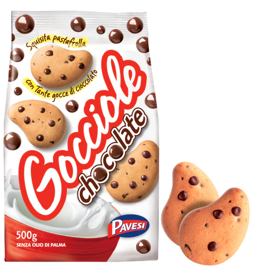Pavesi Gocciole Chocolate, 17.5 oz | 500g