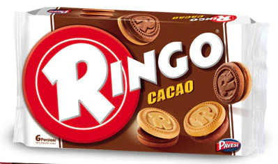 Pavesi Ringo Chocolate, Cacao,6 Pack, 11.64 oz | 330g