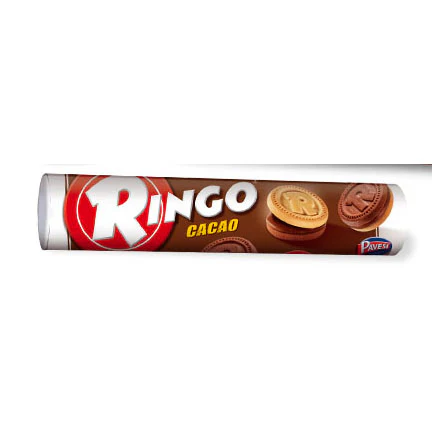 Pavesi Ringo Chocolate (Cacao) Cookies Tube, 5.82 oz | 165g - Image 2