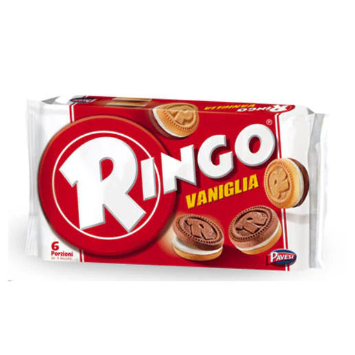 Pavesi Ringo Vanilla Sandwich Cookies – 6 Pack (11.64 oz / 330g)