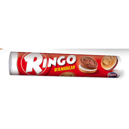 Pavesi Ringo Vanilla (Vaniglia) Cookies Tube, 5.82 oz | 165g - Image 3