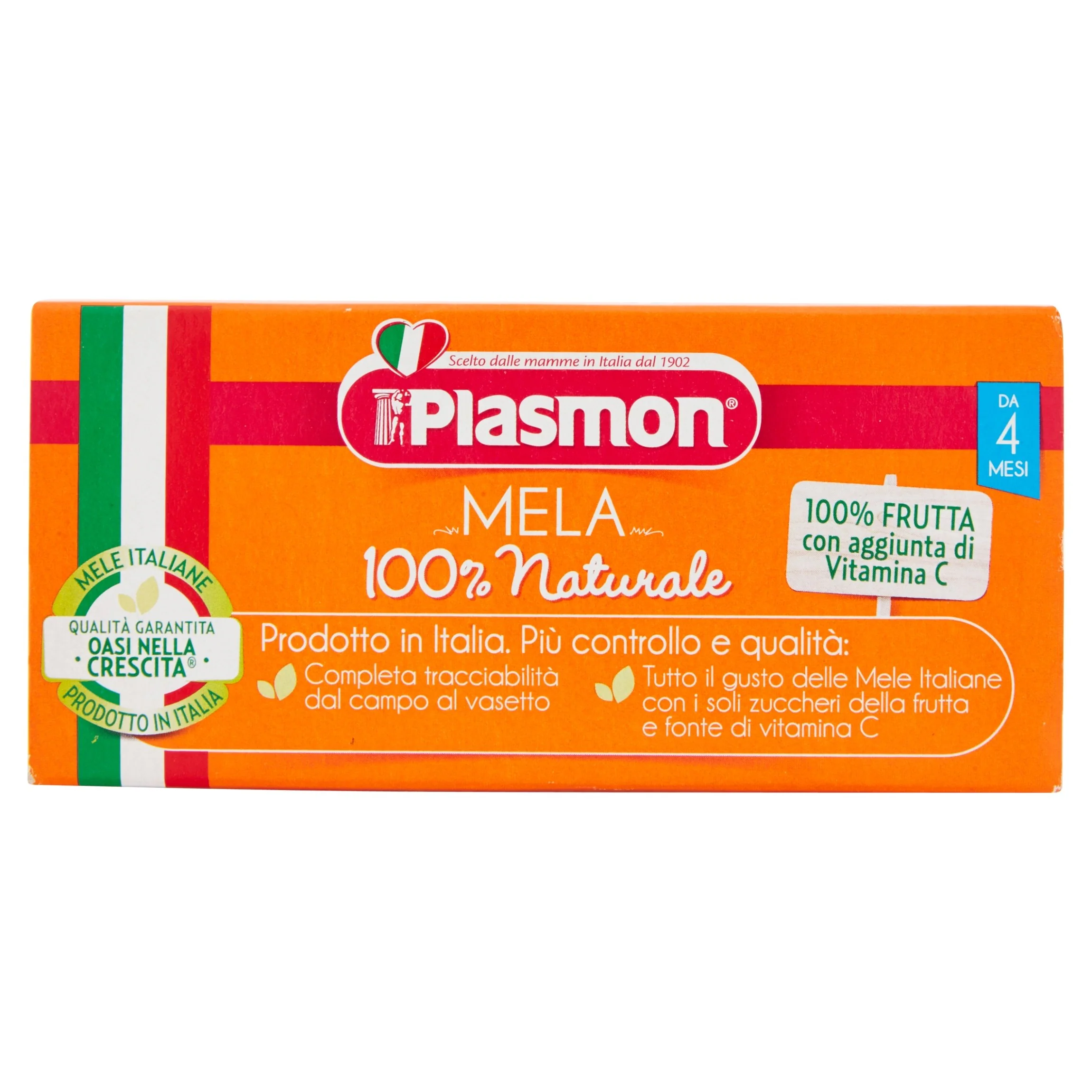 Plasmon Apple Sauce, Omogeneizzato Mela, 2 x 104 g - Image 3