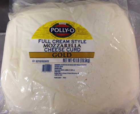 Polly-O Mozzarella Cheese Curd, By the Pound