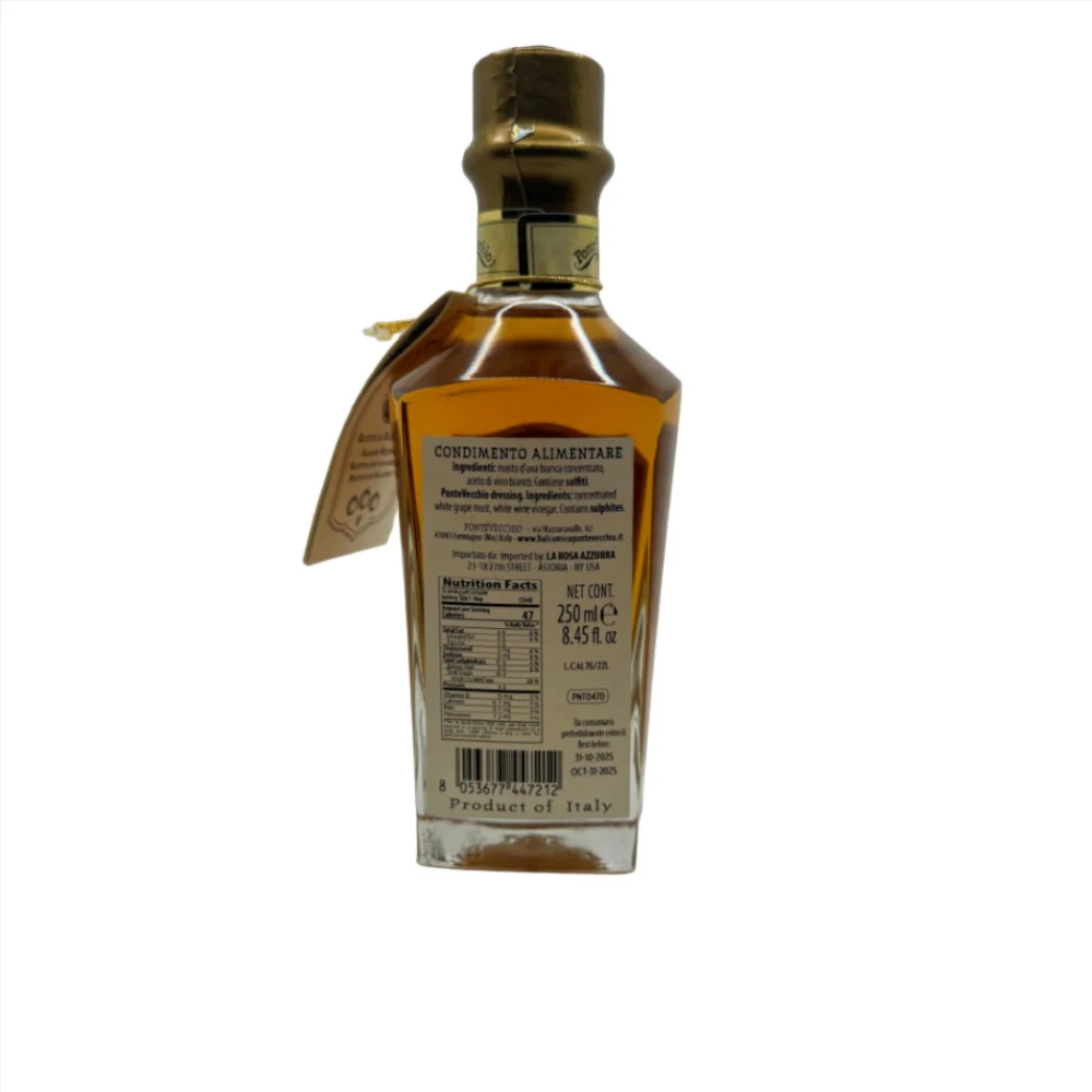 Ponte Vecchio Balsamico Bianco, White Balsamic Condiment, 8.45 fl oz | 250ml - Image 2