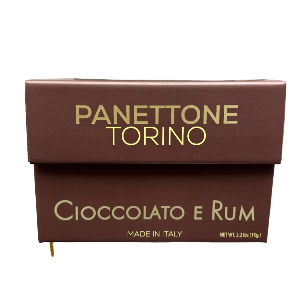 Primo Amore Chocolate & Rum, Panettone Torino, Made in Italy,  2.2 lb | 1kg - Image 2