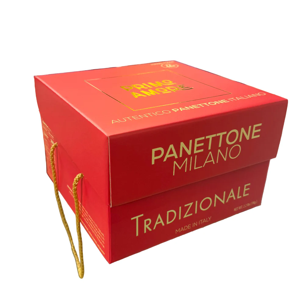 Primo Amore Milano, Panettone Traditional, Made in Italy,  2.2 lb | 1kg