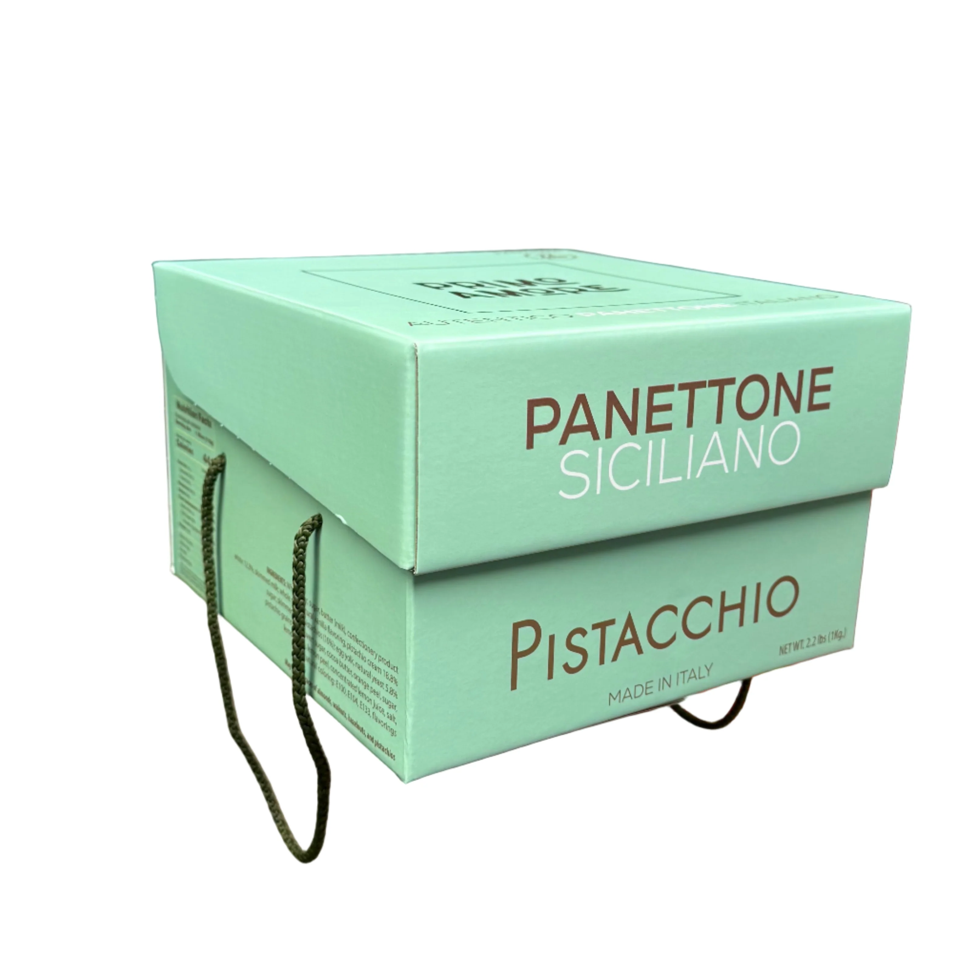 Primo Amore Pistachio Panettone Siciliano, Made in Sicily, 2.2 lb | 1kg