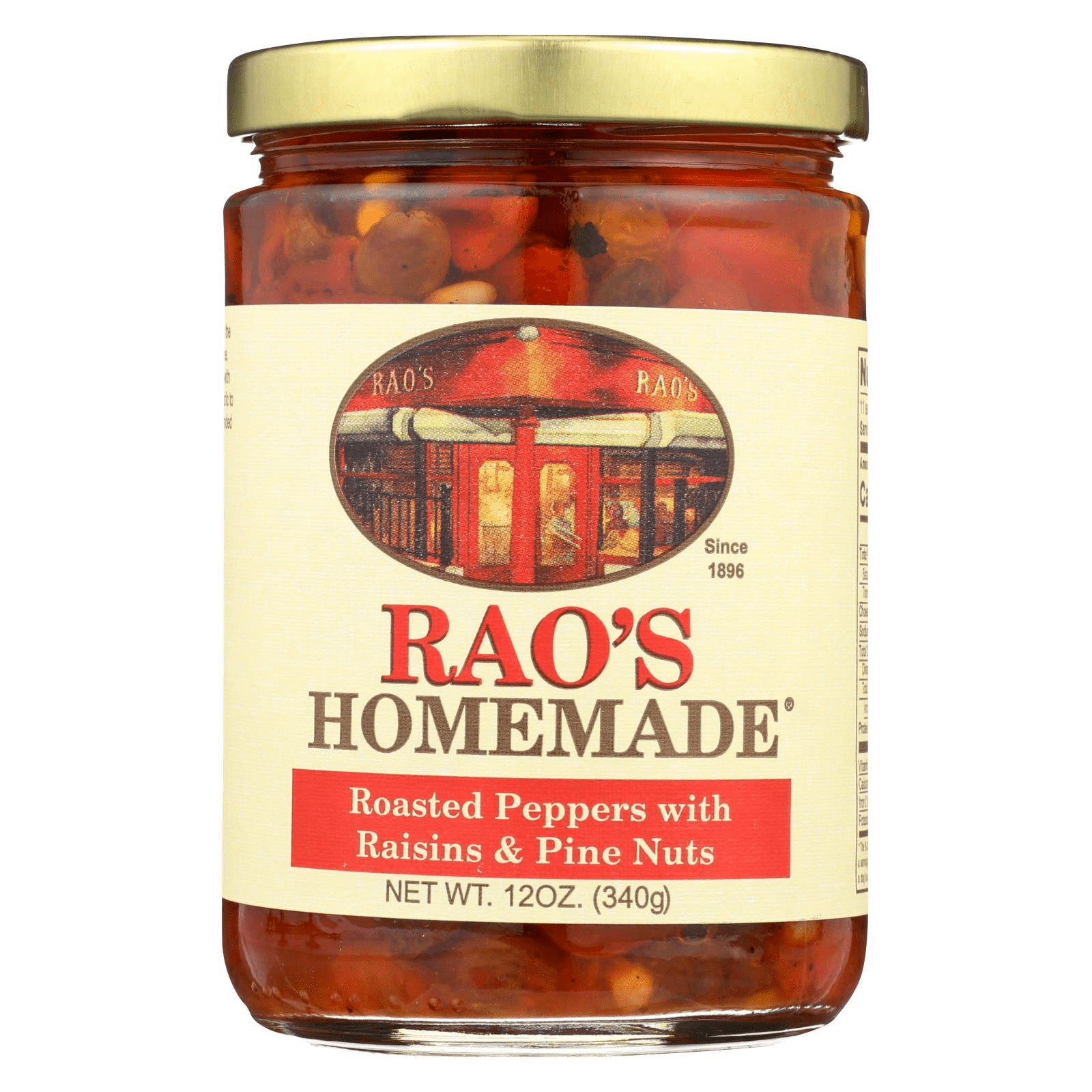 Rao's Roasted Peppers with Golden Raisins & Pine Nuts, 12oz