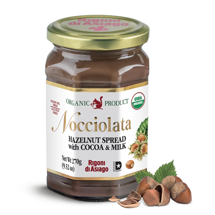 Rigoni di Asiago Nocciolata, Organic Hazelnut Spread, 9.52 oz | 270g