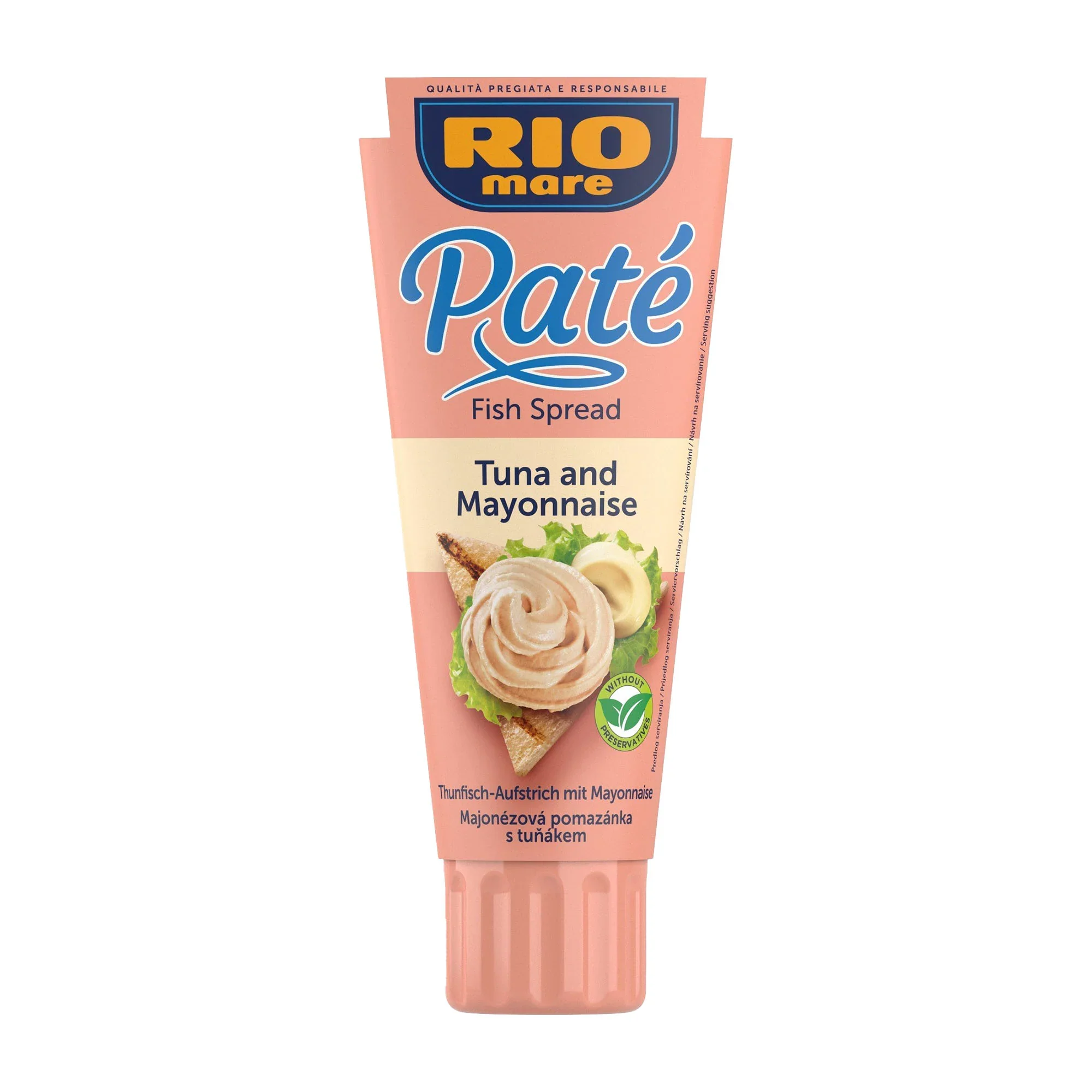 Rio Mare – Patè di Tonno e Maionese (Tuna & Mayonnaise Spread) 3.5 oz (100 g) | Product of Italy