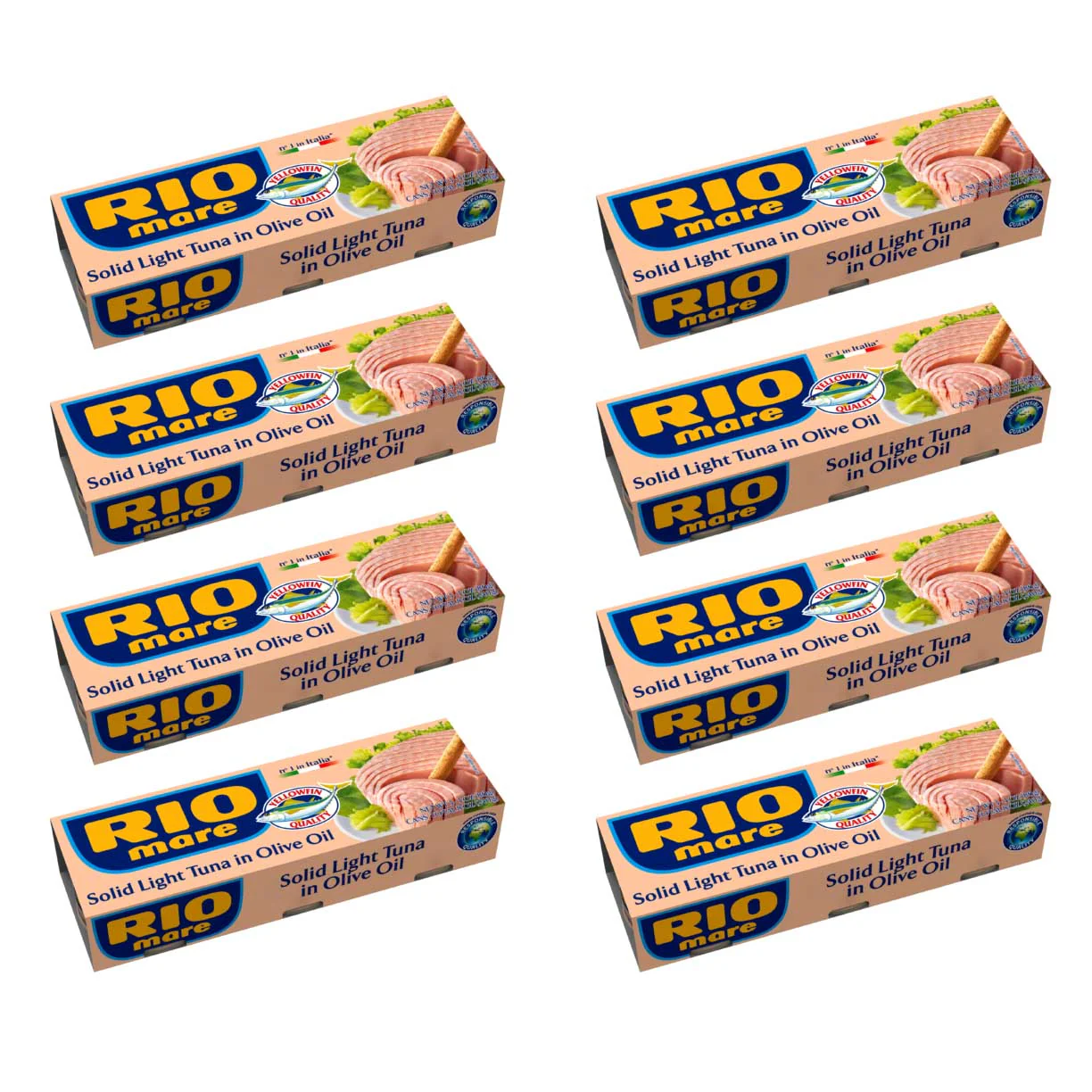 Rio Mare Solid Light Tuna in Olive Oil Can, 3 cans x 80g | 240g Total - Image 2