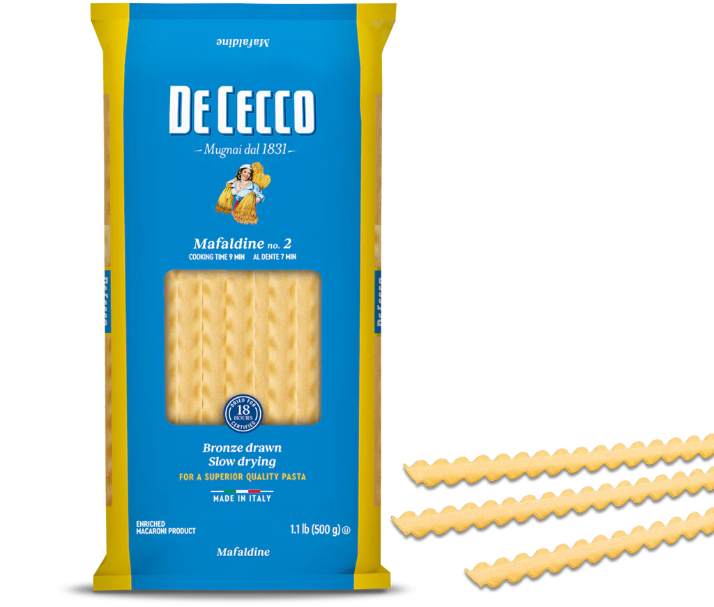 De Cecco Mafaldine Pasta #2, 1.1 lb | 500g