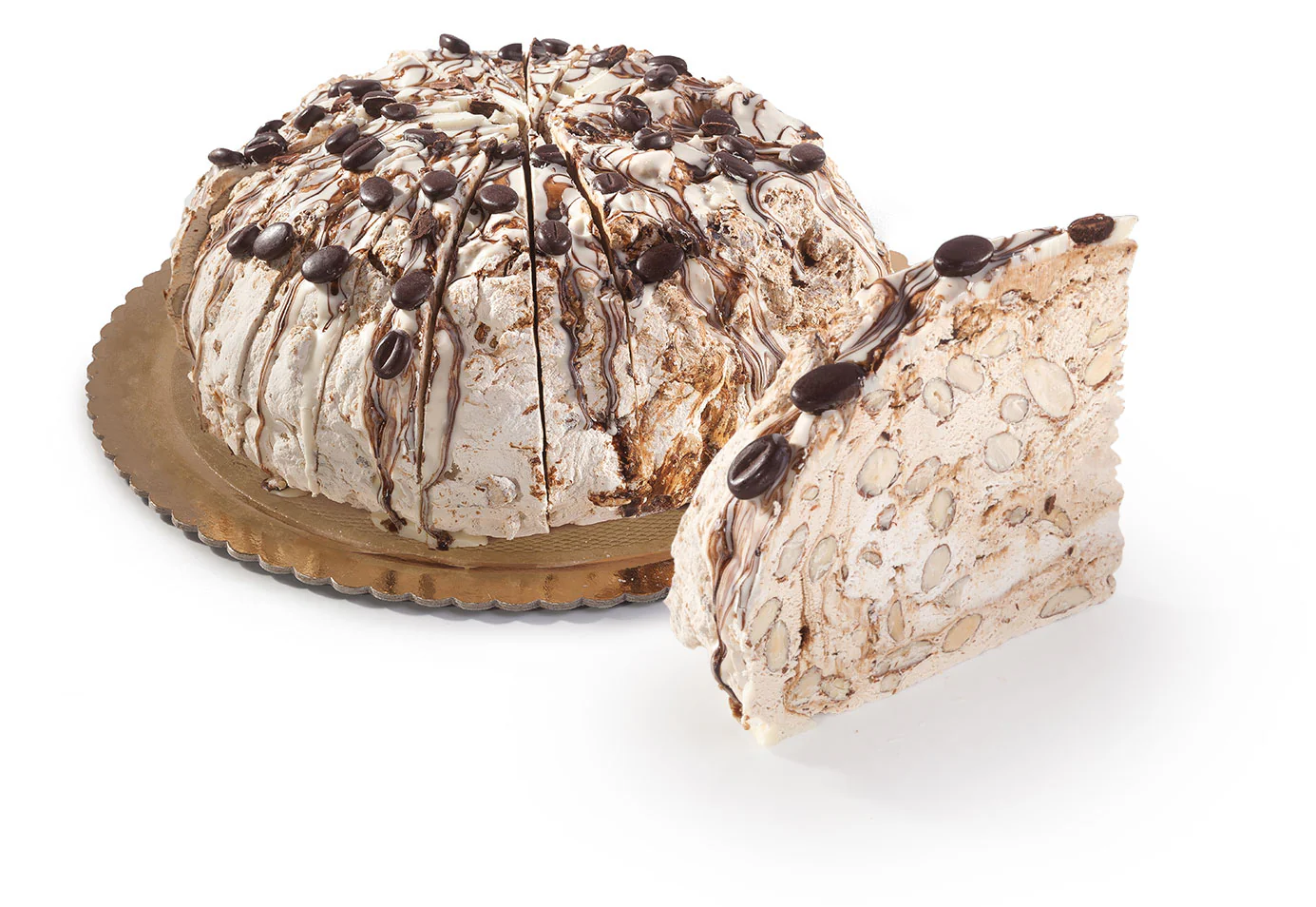 Rivoltini Cappuccino Soft Nougat Cake Slice, 8oz