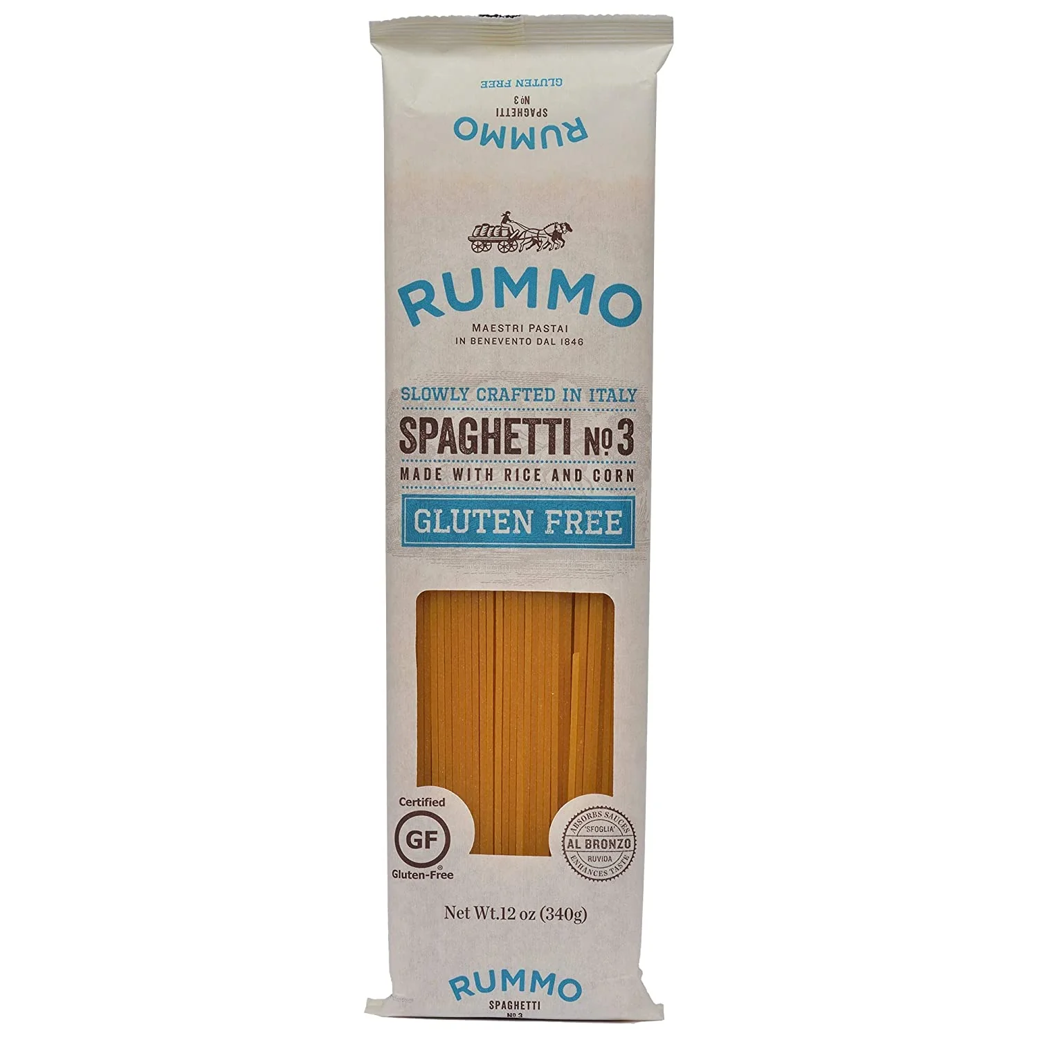 Rummo Gluten Free Spaghetti, #3, 12 oz | 340g