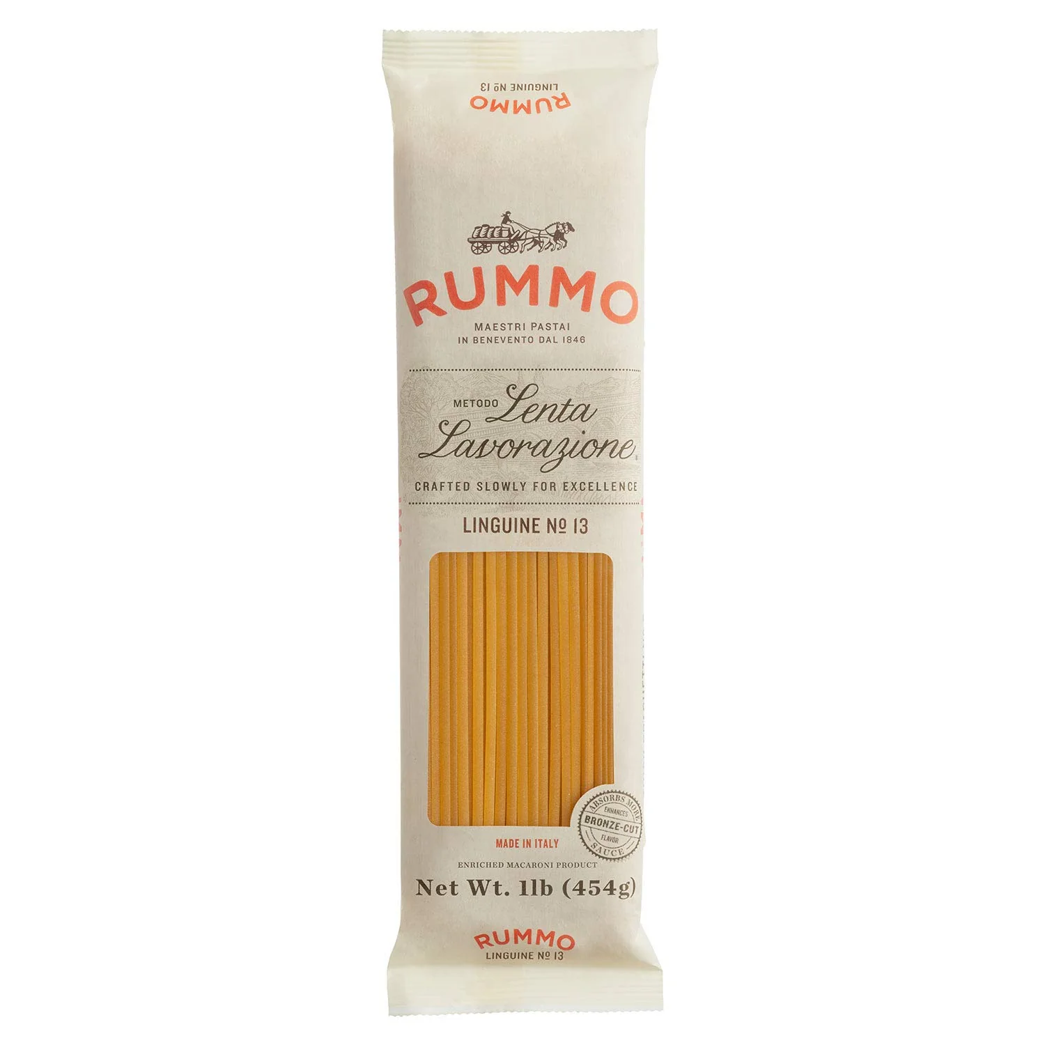 Rummo Pasta linguine, #13, 1 lb | 454g