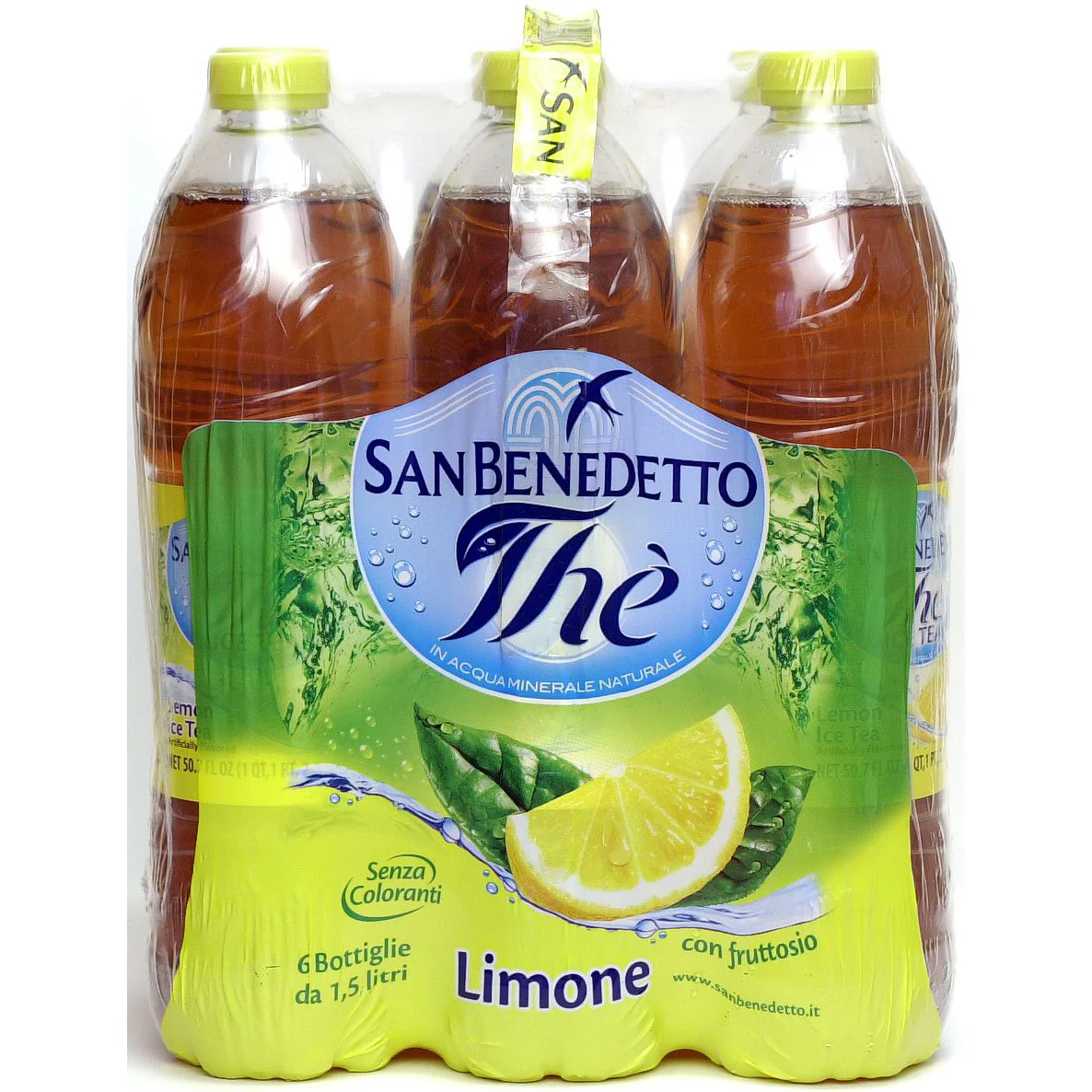 San Benedetto Lemon Tea, 50.7 oz. | 1.5 L - Image 2