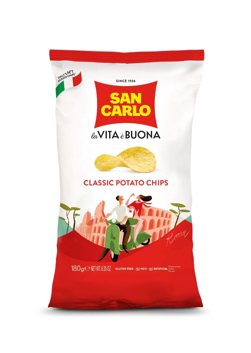 San Carlo Classic Simply Salted SMALL Bag, 1.76 oz | 50g