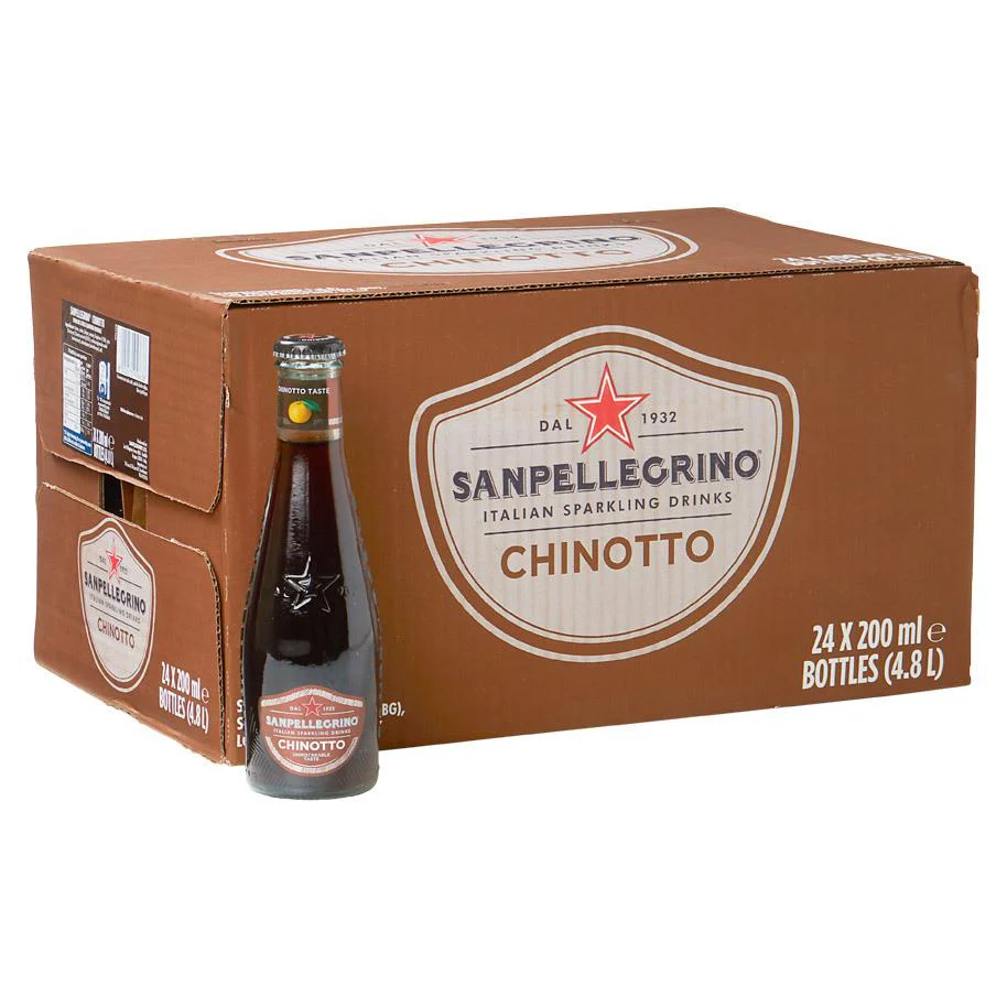 San Pellegrino Chinotto Chino FULL CASE, 24 x 6.75 fl oz, Glass Bottles - Image 3