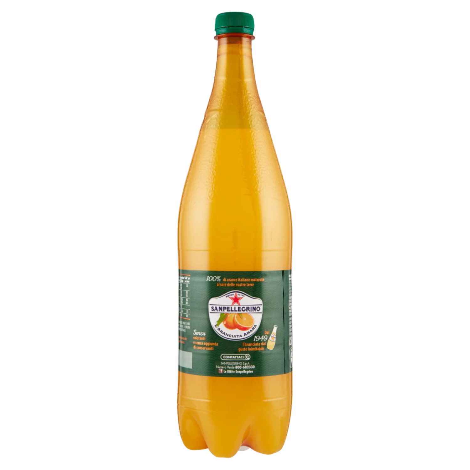 San Pellegrino L'Aranciata Amara, Bitter Orange Drink - Image 3