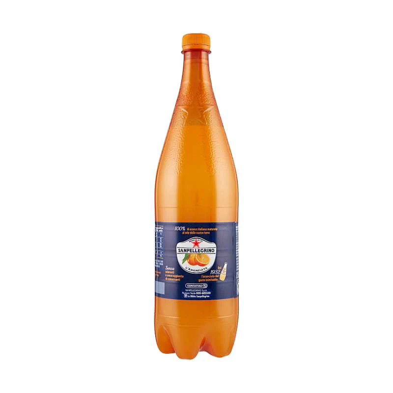 SanPellegrino L'Aranciata Orange, Orange Drink, Italian orange soda - Image 3