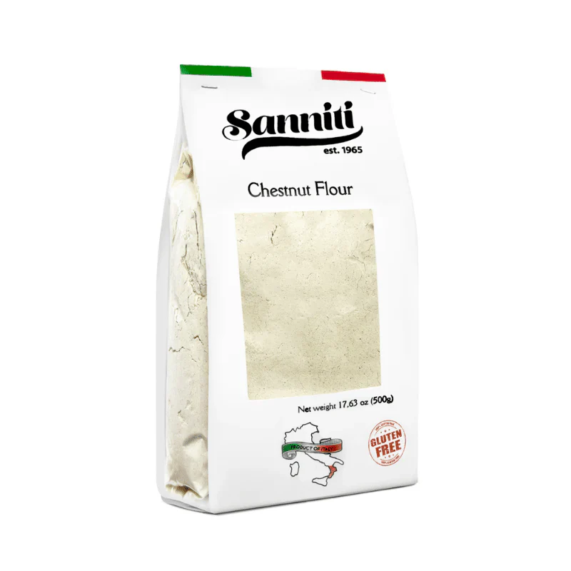 Sanniti Chestnut Flour- Farina Di Castagne, 17.63 oz | 500g