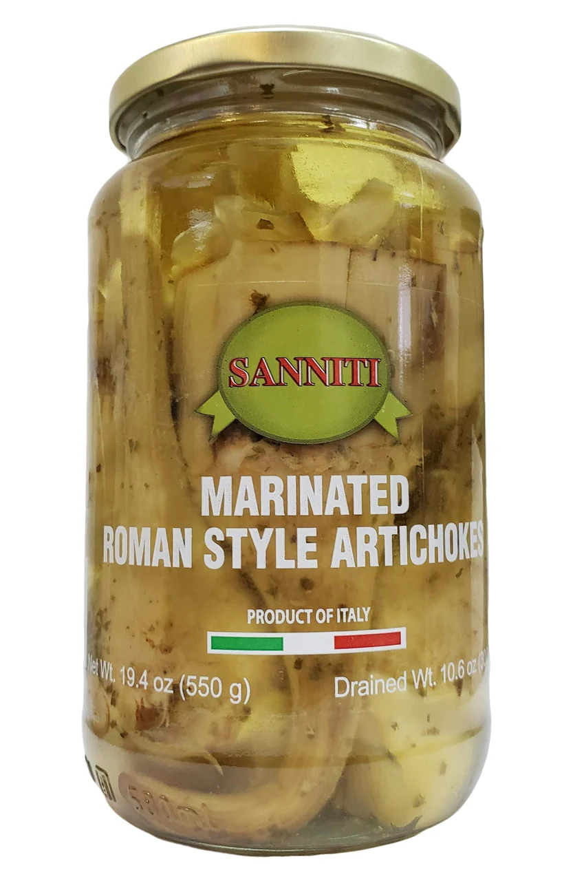 Sanniti Marinated Roman Style Artichokes, 19.4 oz