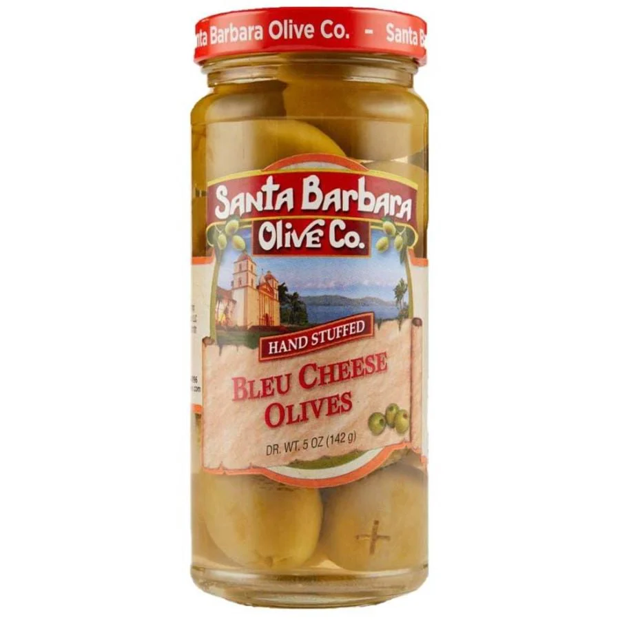 Santa Barbara Olive Co. Blue Cheese Olives, 5 oz | 142g