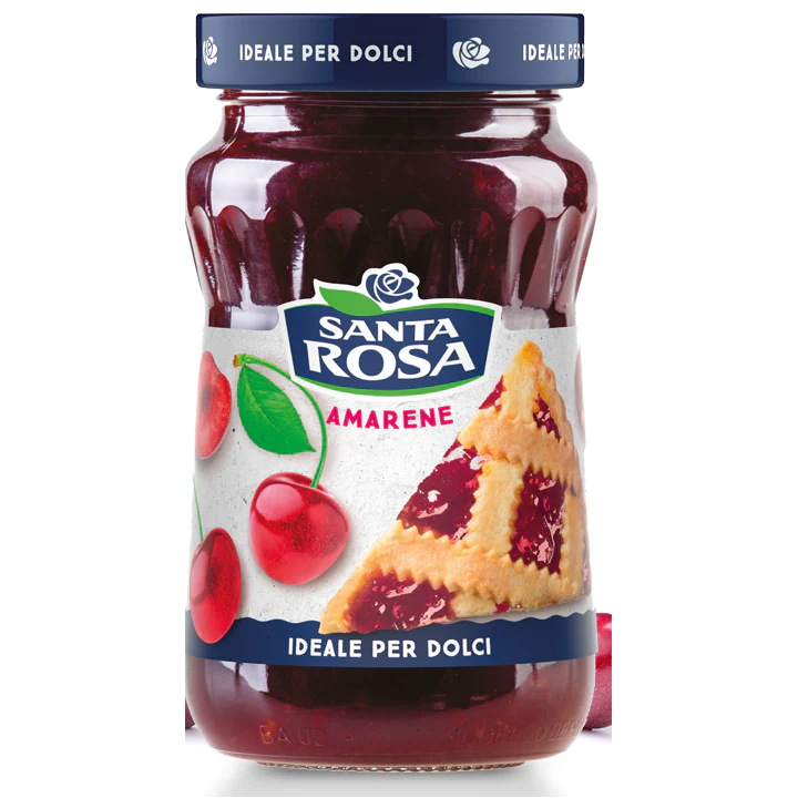 Santa Rosa Amarene Jam (Extra Black Cherry Jam), 21 oz | 600g