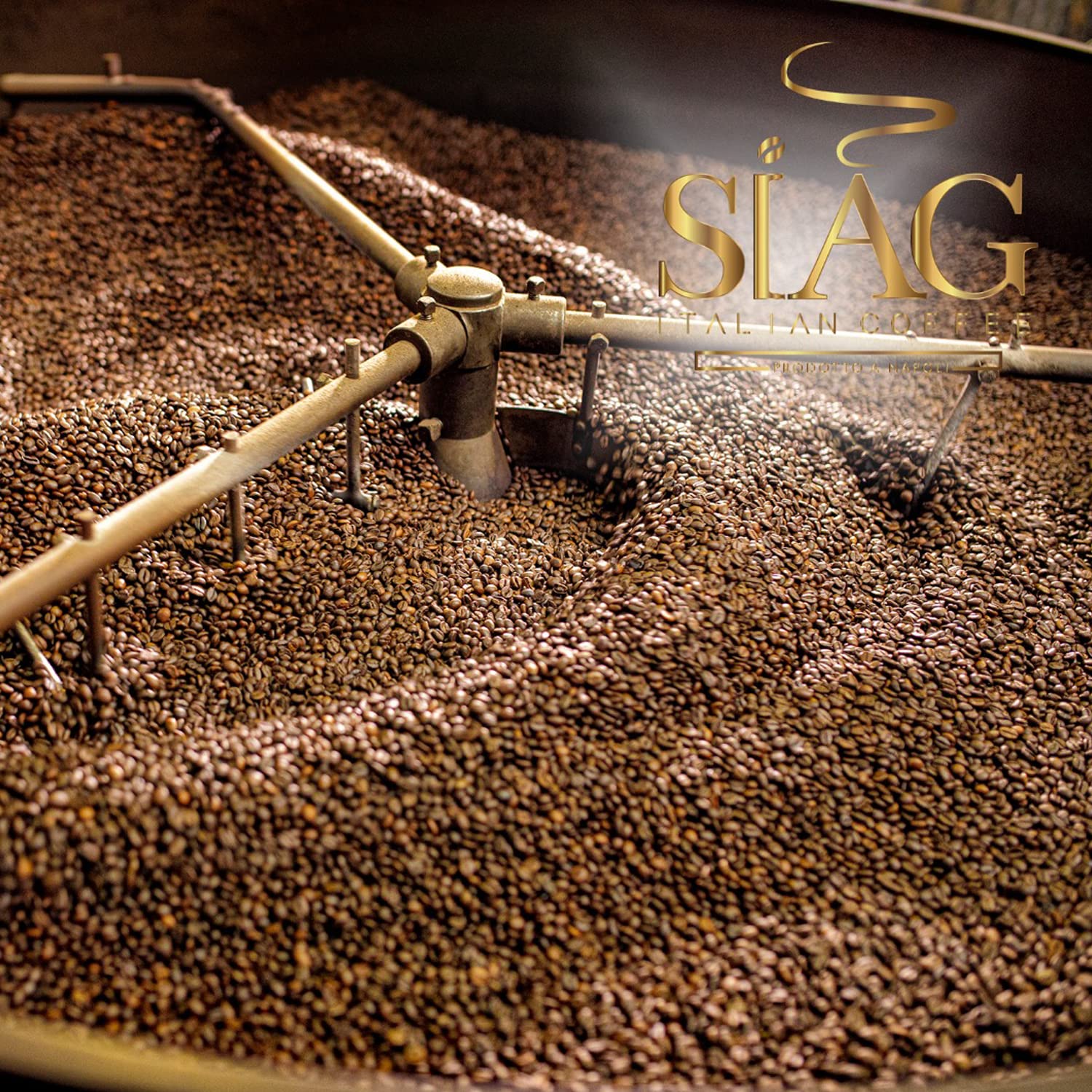 Siag Italian Coffee 150 Ese Pods Espresso in Filter Paper - 50% Arabica and 50% Robusta -Blended and Roasted in Italy - Miscela ORO Cremoso - Image 5