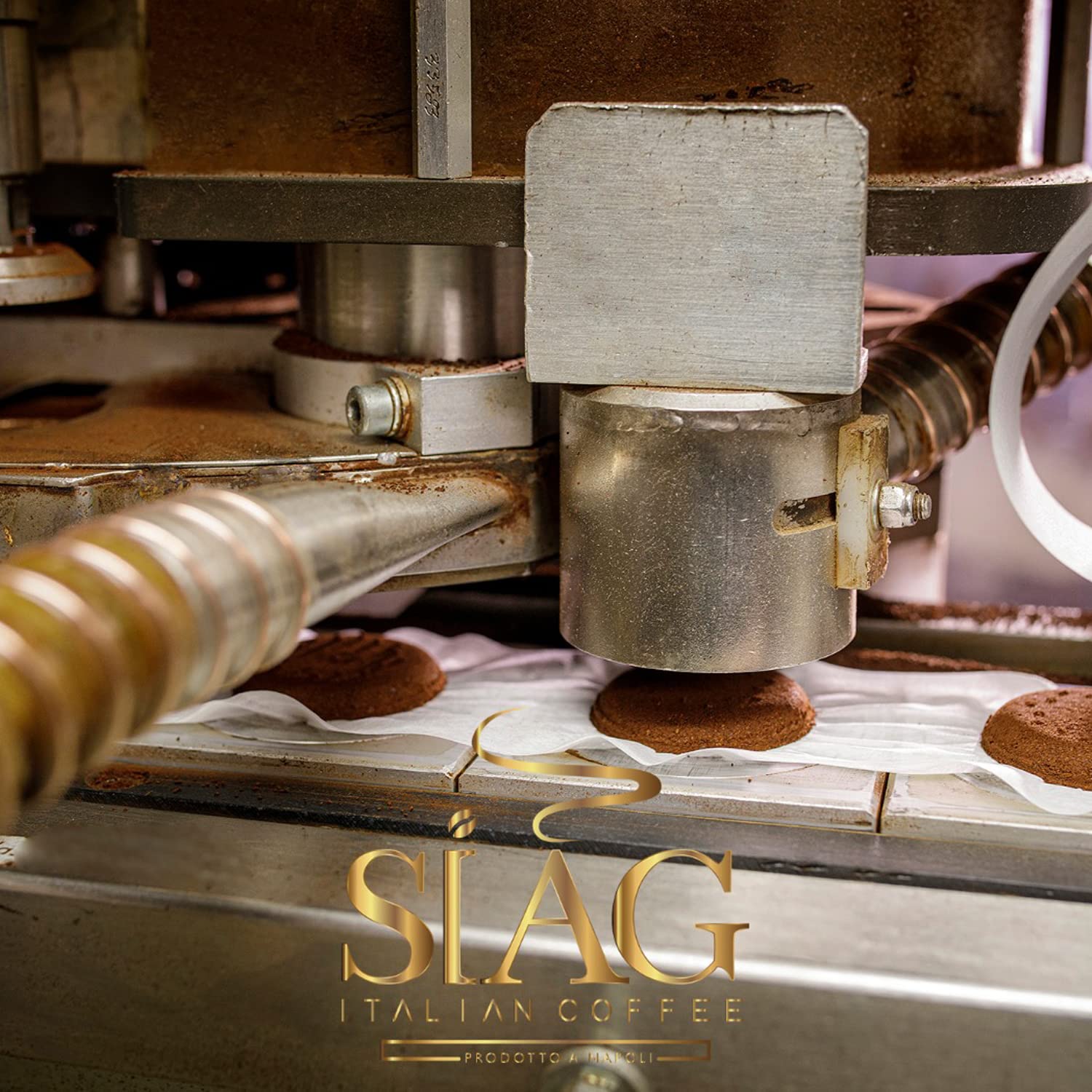Siag Italian Coffee 150 Ese Pods Espresso in Filter Paper - 50% Arabica and 50% Robusta -Blended and Roasted in Italy - Miscela ORO Cremoso - Image 6