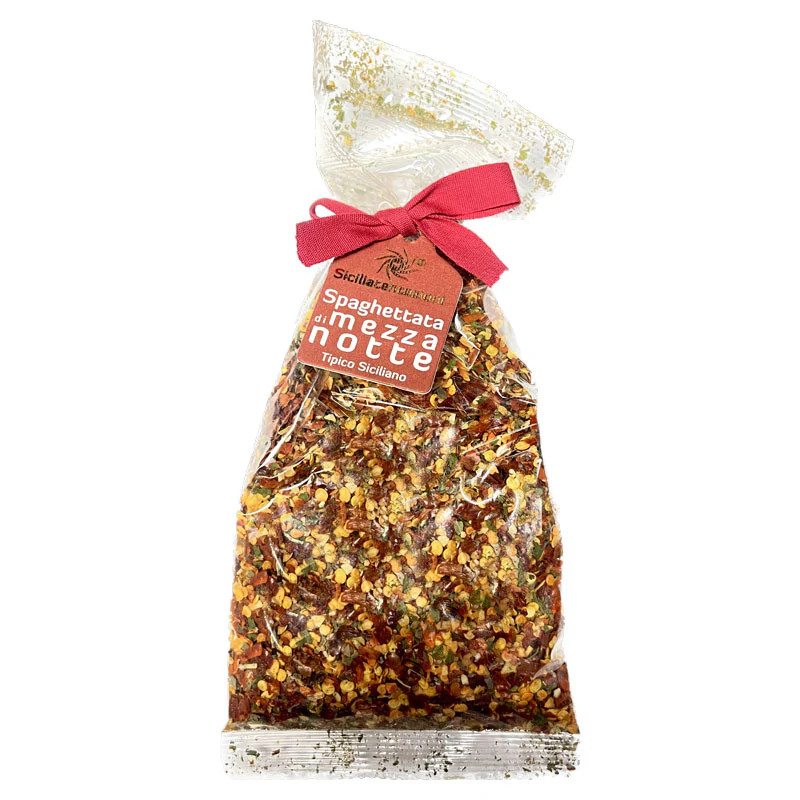 Siciliatentazioni Spaghetti di Mezza Notte, Midnight Spaghetti, Ready Mix, 2.46 oz | 70g - Image 2