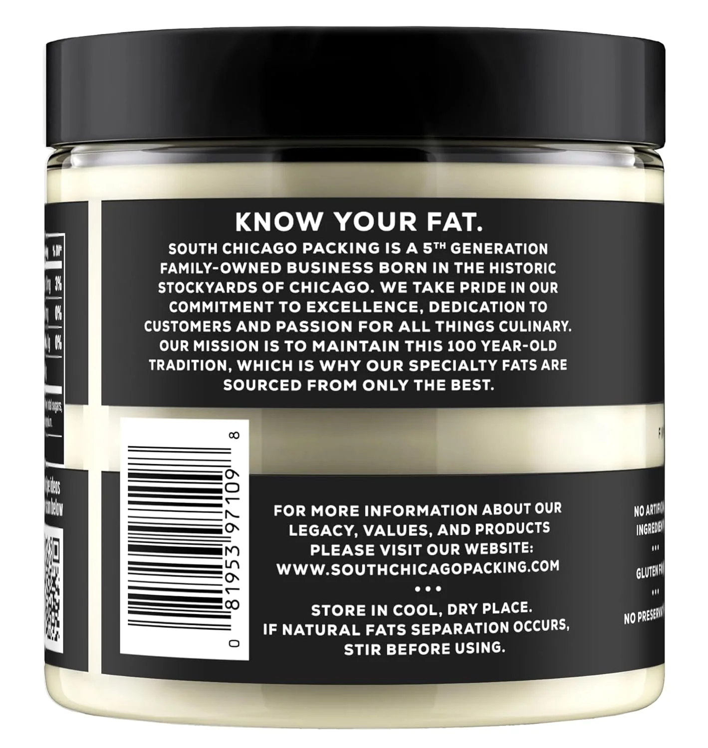South Chicago Packing Wagyu Beef Tallow, 11.5 Oz Glass Jar - Image 3