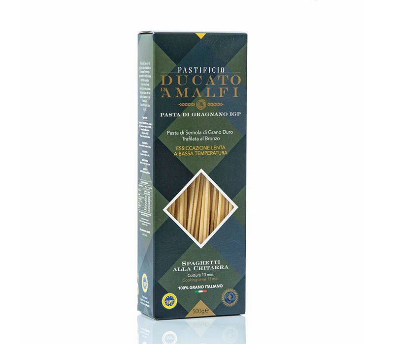 Pastificio Ducato d’Amalfi – Spaghetti Chitarra PGI 17.64 oz (500 g) | Artisan Italian Pasta | PGI Certified