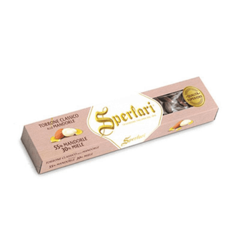 Sperlari Classic Almond Nougat Superior Quality, 3.5 oz - 100g