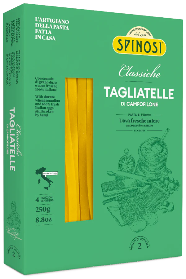 Spinosi Tagliatelle Egg Pasta, 8.8 oz | 250g