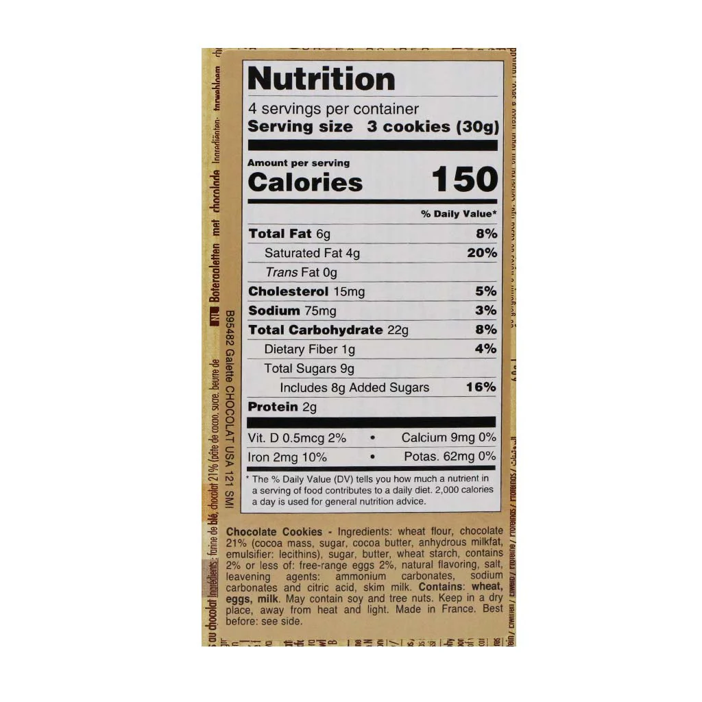St Michel Galettes with Chocolate, 4.27 oz | 121g - Image 4