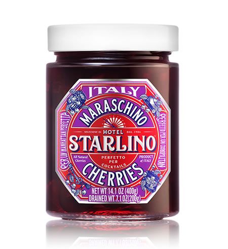 Hotel Starlino Maraschino Cherries, 14.1 oz | 400g
