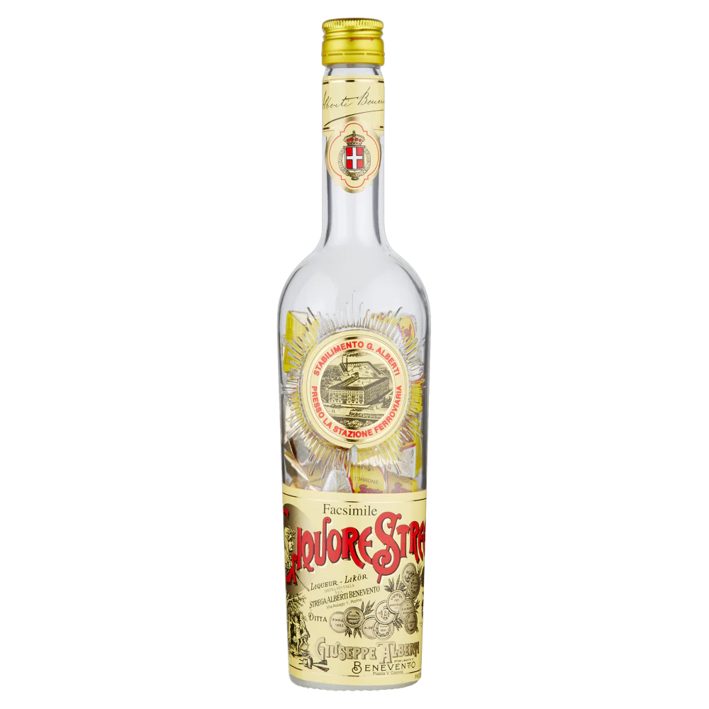 Strega Mini Hard Nougat, Torroncini Bottle, 350g