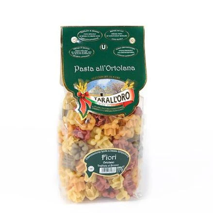 Tarall'oro Fiori Pasta, 100% Organic, Bronze Die Pasta, 17.63 oz | 500g