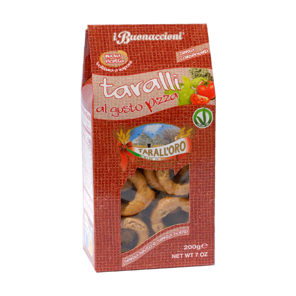 Tarall'oro Taralli Pizza Flavor, 8.81 oz | 250g