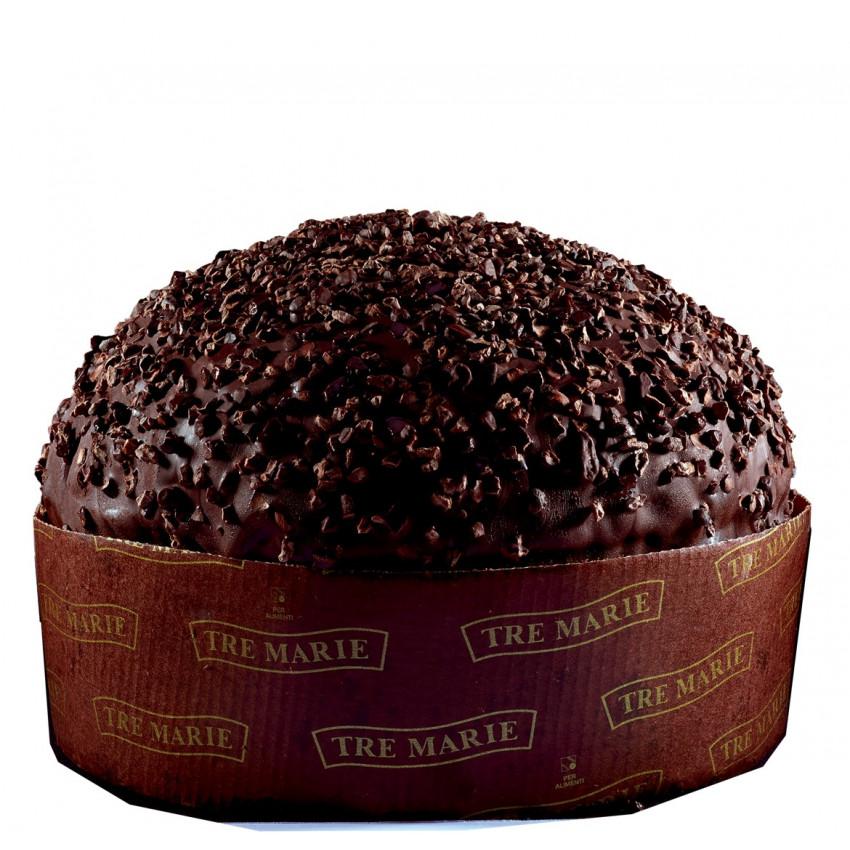 Tre Marie Panettone Chocolate Extra Dark Chocolate, Re Noir Tre Marie, 850g - Image 2