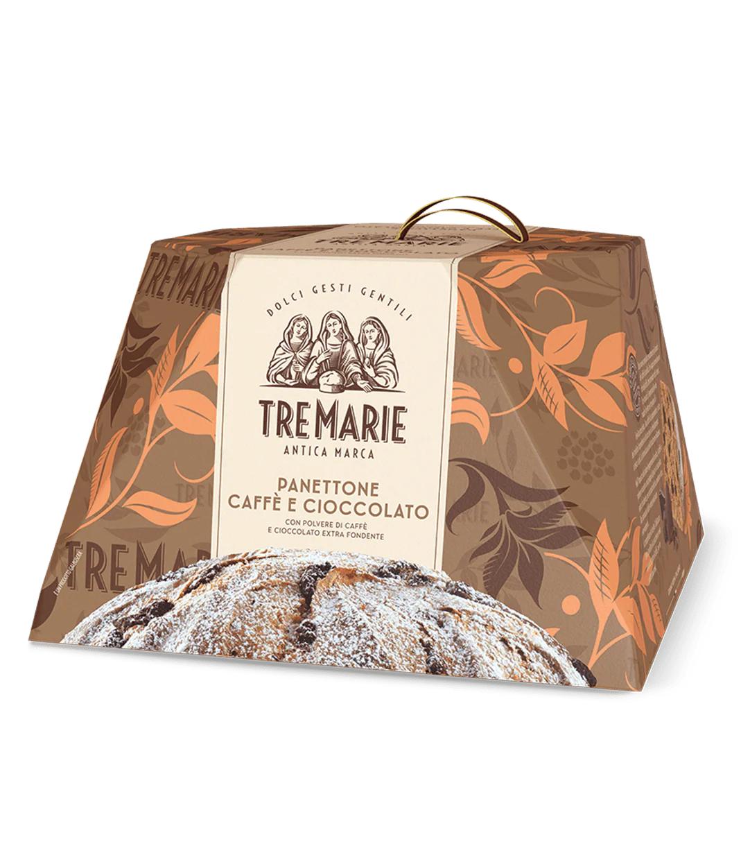 Tre Marie Panettone With Caffe and Chocolate, 32.8 oz | 930g