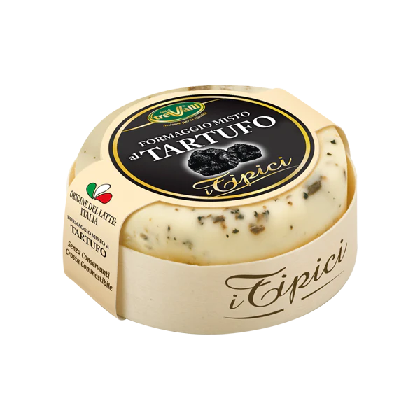 TreValli Cheese with Black Truffle, 6.3 oz | 180g