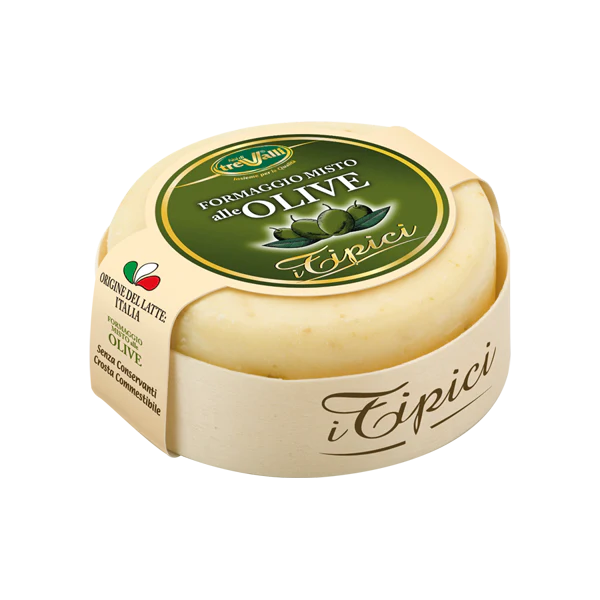 TreValli Cheese with Olives, 6.3 oz | 180g