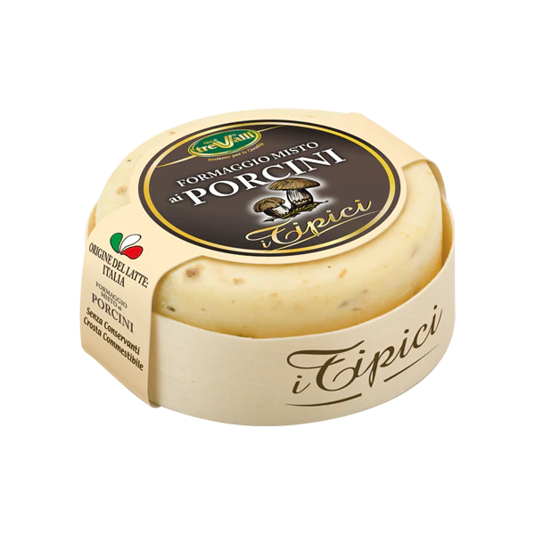 TreValli Cheese with Porcini, 6.3 oz | 180g