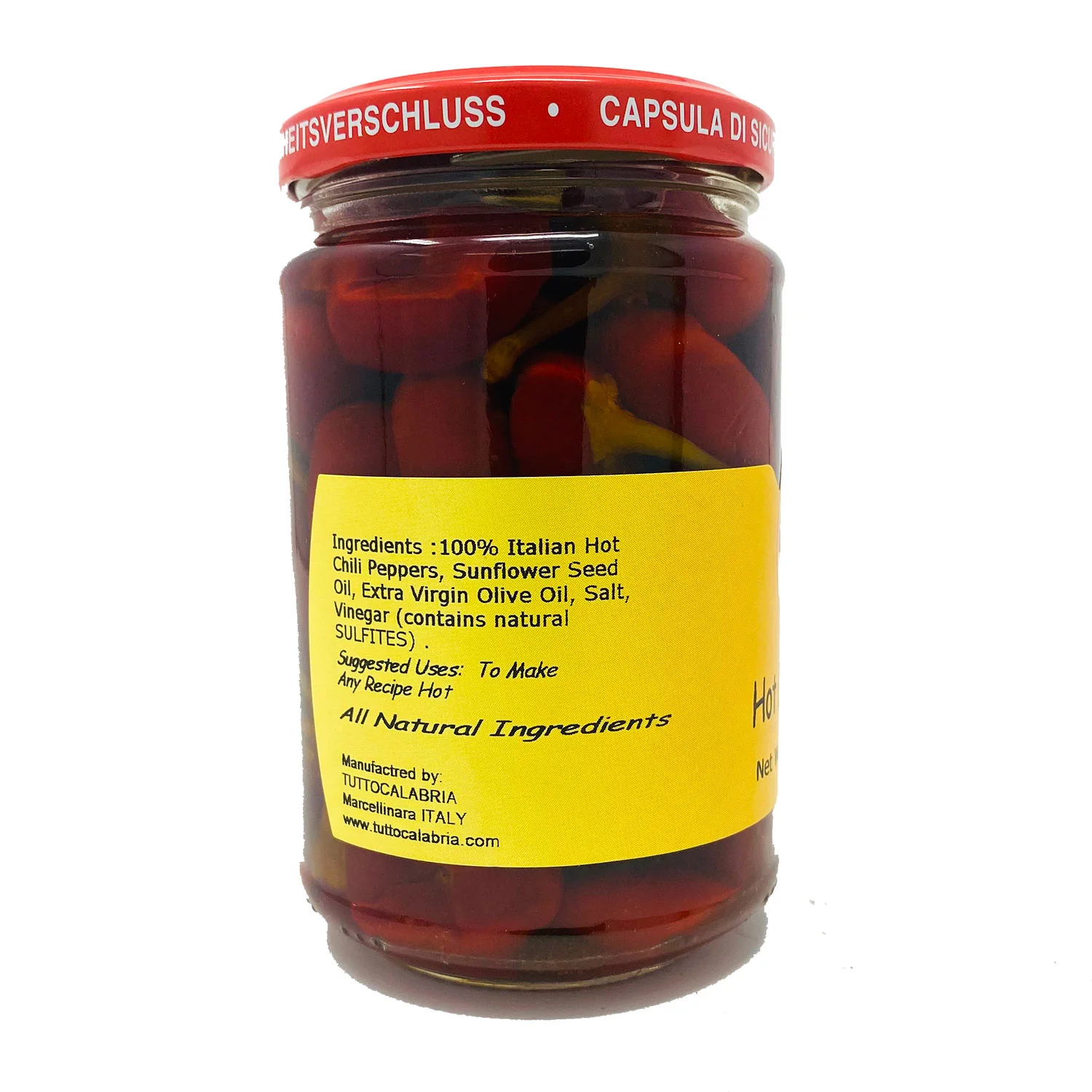 Tutto Calabria Hot Cherry Peppers 10.2 oz | 290g - Image 3