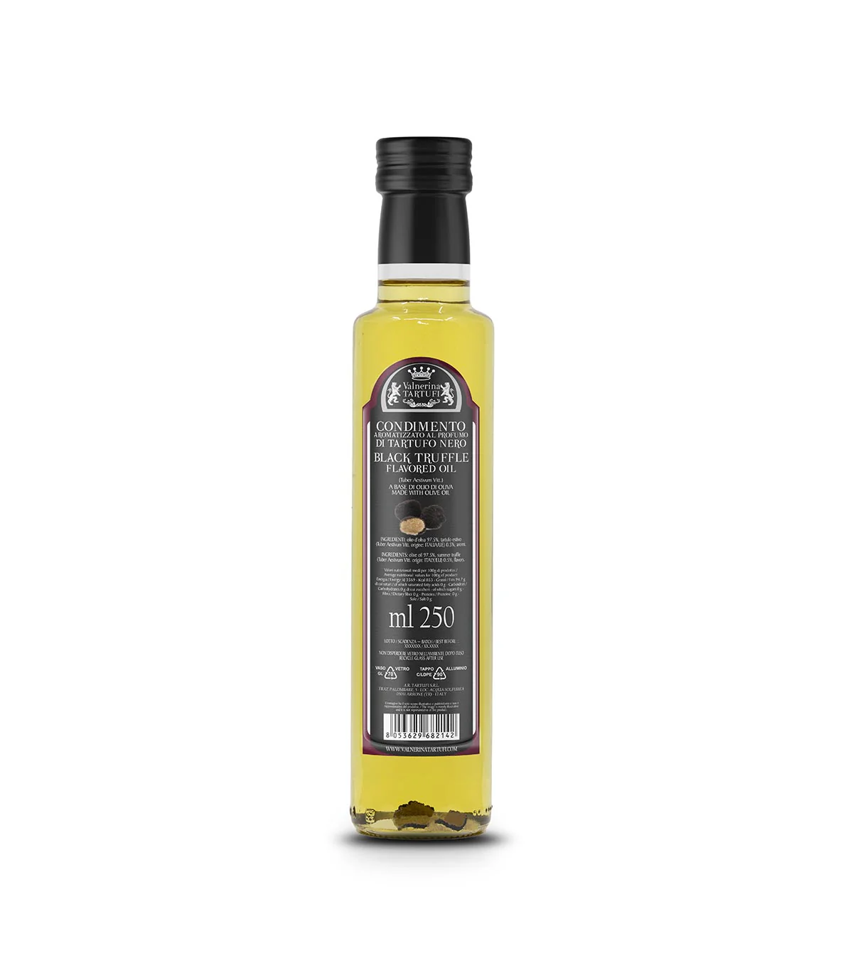 Valnerina Tartufi Black Truffle Flavored Oil - Image 2