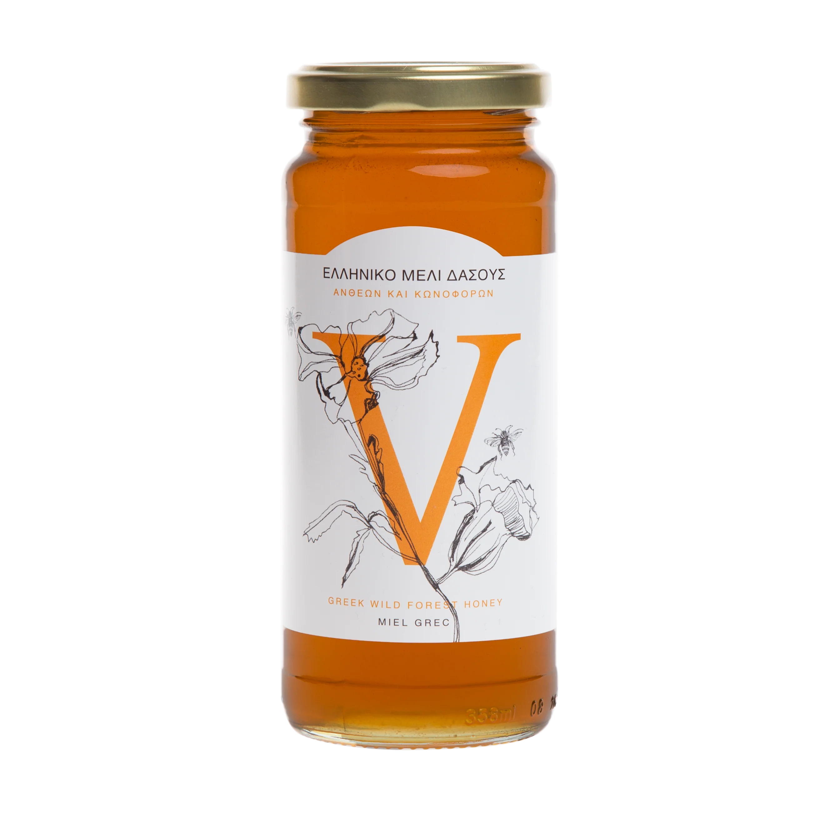 Vasilissa Greek Wild Forest Honey, 16.22 oz | 460g