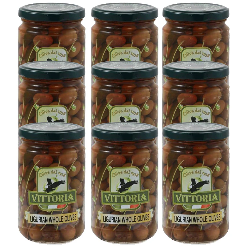 Vittoria Ligurian Whole Olives, 11.08 oz (310g) - Image 2